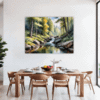 Tranquil Forest Brook Dining Room Demo