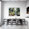 Tranquil Forest Brook Dining Room Demo