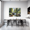 Tranquil Forest Brook Dining Room Demo