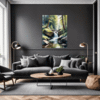 Tranquil Forest Brook Living Room Demo