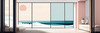 Minimalist Coastal Horizon Line Drawing