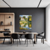 Tranquil Pond Vista Dining Room Demo