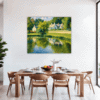 Tranquil Pond Vista Dining Room Demo