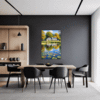 Tranquil Pond Vista Dining Room Demo