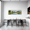 Tranquil Pond Vista Dining Room Demo