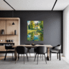 Tranquil Pond Vista Dining Room Demo