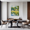 Tranquil Pond Vista Dining Room Demo