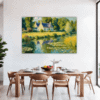 Tranquil Pond Vista Dining Room Demo