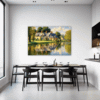 Tranquil Pond Vista Dining Room Demo