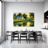 Tranquil Pond Vista Dining Room Demo