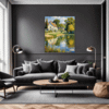 Tranquil Pond Vista Living Room Demo