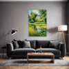 Tranquil Pond Vista Living Room Demo