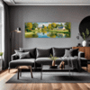 Tranquil Pond Vista Living Room Demo