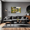 Tranquil Pond Vista Living Room Demo