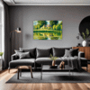 Tranquil Pond Vista Living Room Demo