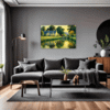 Tranquil Pond Vista Living Room Demo