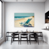 Tranquil Seaside Escape Dining Room Demo