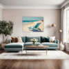 Tranquil Seaside Escape Living Room Demo