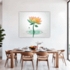 Tranquil Water Lotus Dining Room Demo