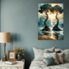 Trees on Misty Beach Bedroom Demo