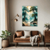 Trees on Misty Beach Bedroom Demo