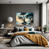 Trees on Misty Beach Bedroom Demo