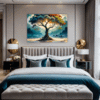 Trees on Misty Beach Bedroom Demo