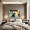 Trees on Misty Beach Bedroom Demo