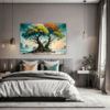 Trees on Misty Beach Bedroom Demo