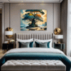 Trees on Misty Beach Bedroom Demo
