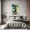 Trees on Misty Beach Bedroom Demo