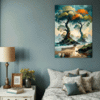 Trees on Misty Beach Bedroom Demo