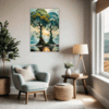 Trees on Misty Beach Bedroom Demo