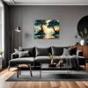 Trees on Misty Beach Living Room Demo