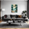 Trees on Misty Beach Living Room Demo