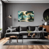 Trees on Misty Beach Living Room Demo