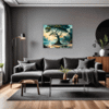 Trees on Misty Beach Living Room Demo