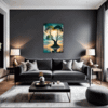 Trees on Misty Beach Living Room Demo