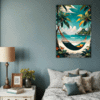 Tropical Beach Hammock Bedroom Demo