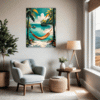 Tropical Beach Hammock Bedroom Demo