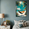 Tropical Beach Hammock Bedroom Demo