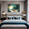 Tropical Beach Hammock Bedroom Demo