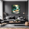 Tropical Beach Hammock Living Room Demo