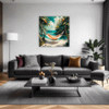 Tropical Beach Hammock Living Room Demo