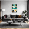 Tropical Beach Hammock Living Room Demo