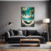 Tropical Beach Hammock Living Room Demo
