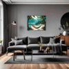 Tropical Beach Hammock Living Room Demo