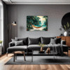 Tropical Beach Hammock Living Room Demo