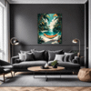 Tropical Beach Hammock Living Room Demo
