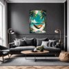 Tropical Beach Hammock Living Room Demo